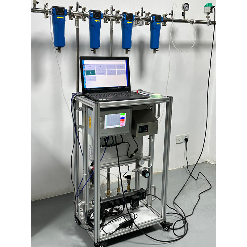 Compressed air quality testing equipment